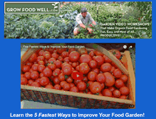 Tablet Screenshot of growfoodwell.com